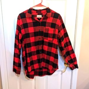 Women's universal threads flannel top
